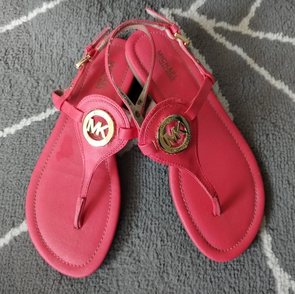 Michael Kors EUC Orange Sandals - Picture 11 of 15